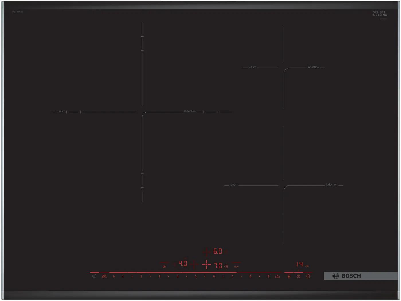 Bếp từ 3 vùng nấu Bosch Series 8 | PID775DC1E