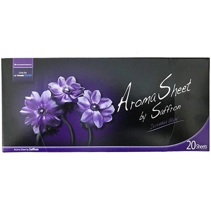 Giấy thơm Aroma sheet dùng cho máy giặt khô LG styler | hương hoa nhài xanh
