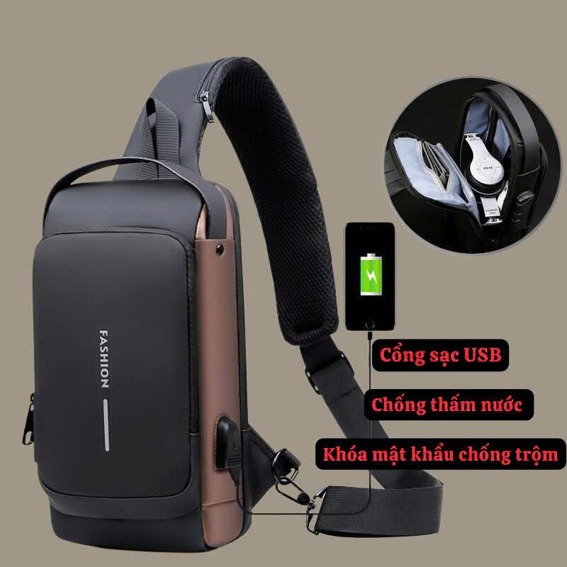 Túi đeo chéo chống trộm