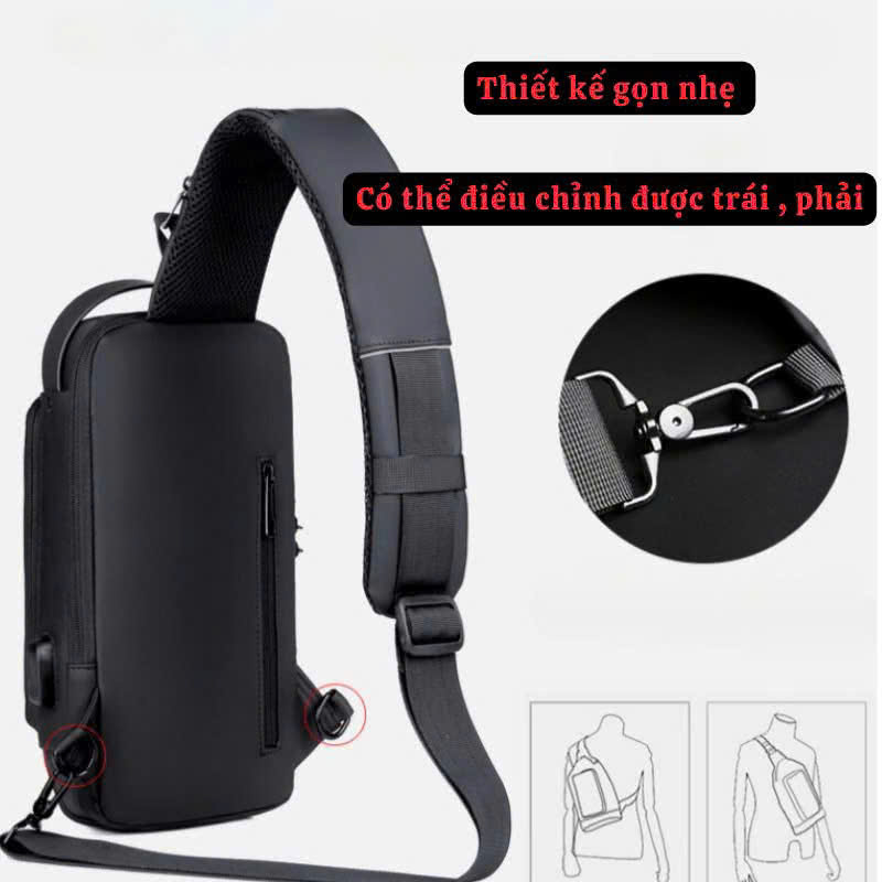 Túi đeo chéo chống trộm