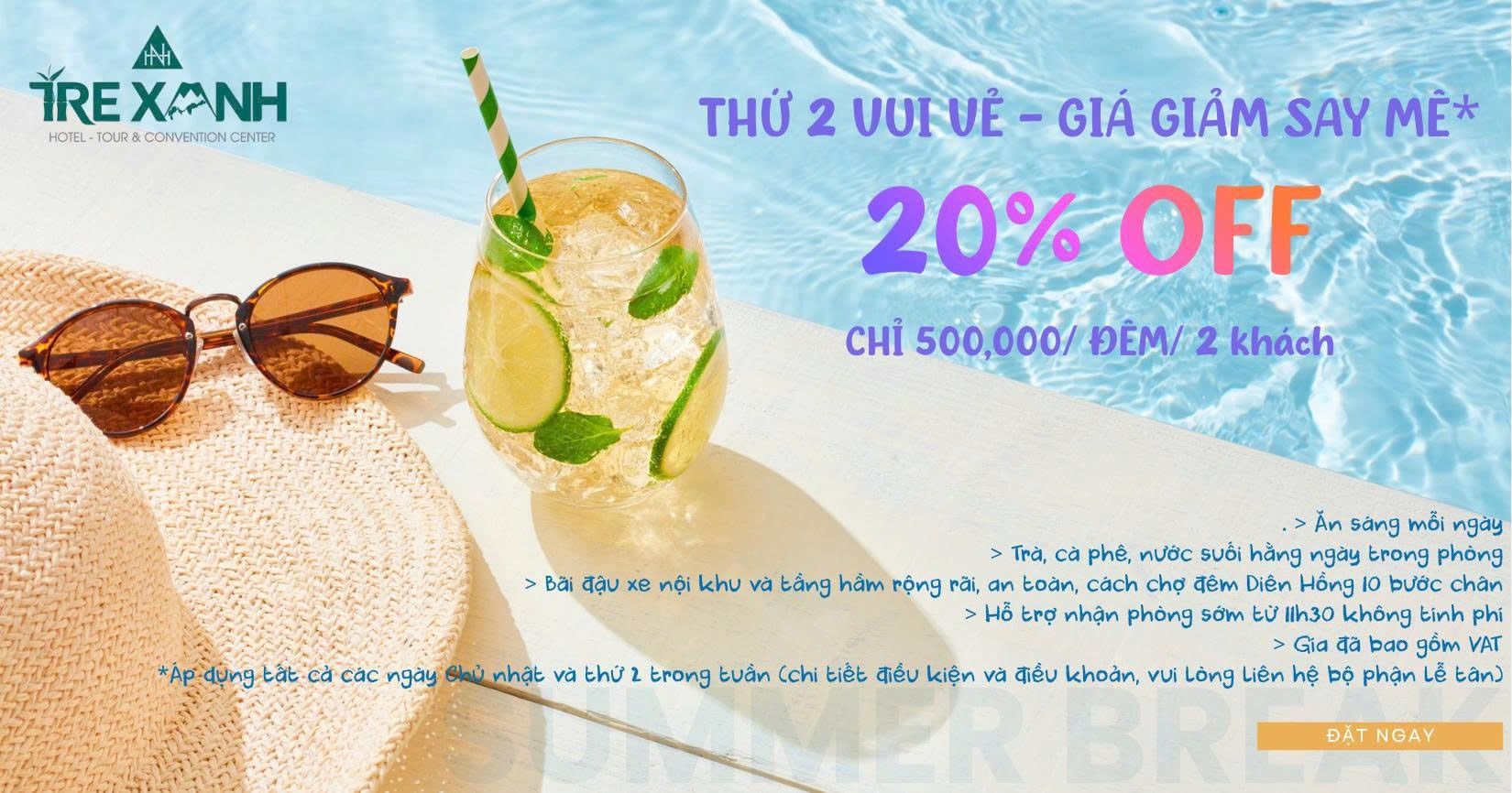 THỨ 2 VUI VẺ – GIÁ GIẢM SAY MÊ