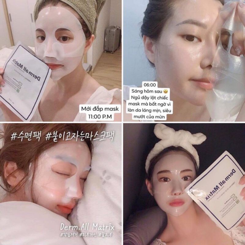 MẶT NẠ DERM-ALL MATRIX FACIAL DERMAL - CARE MASK