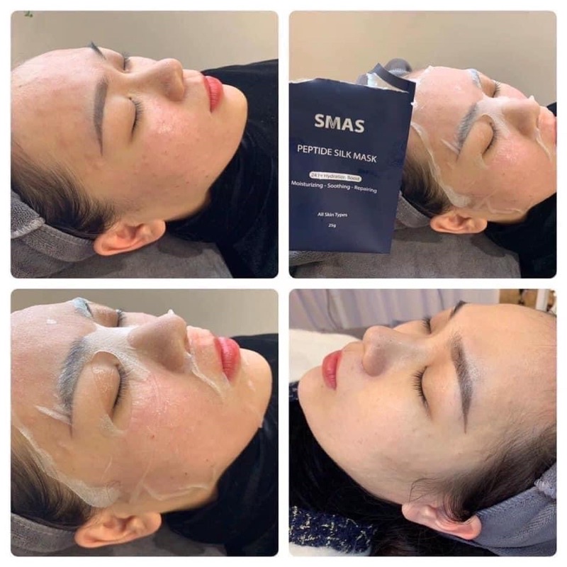 MẶT NẠ SMAS PEPTIDE SILK MASK 24HR HYDRATION BOOST