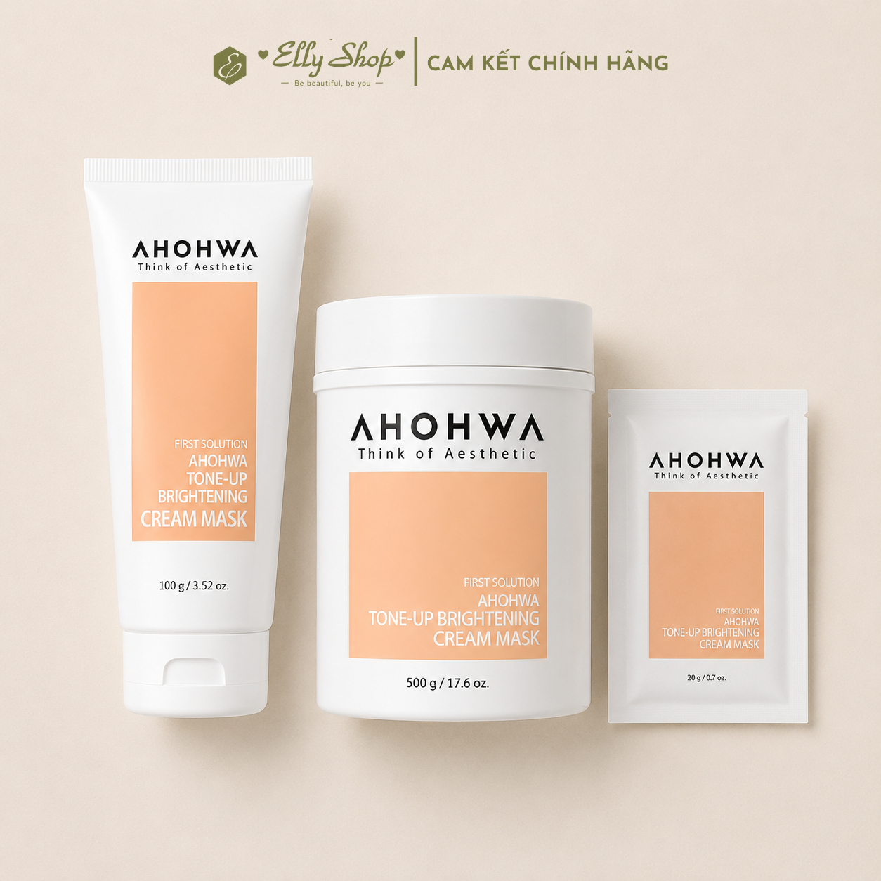 Kem Ủ Trắng Da Ahohwa Brightening Mask
