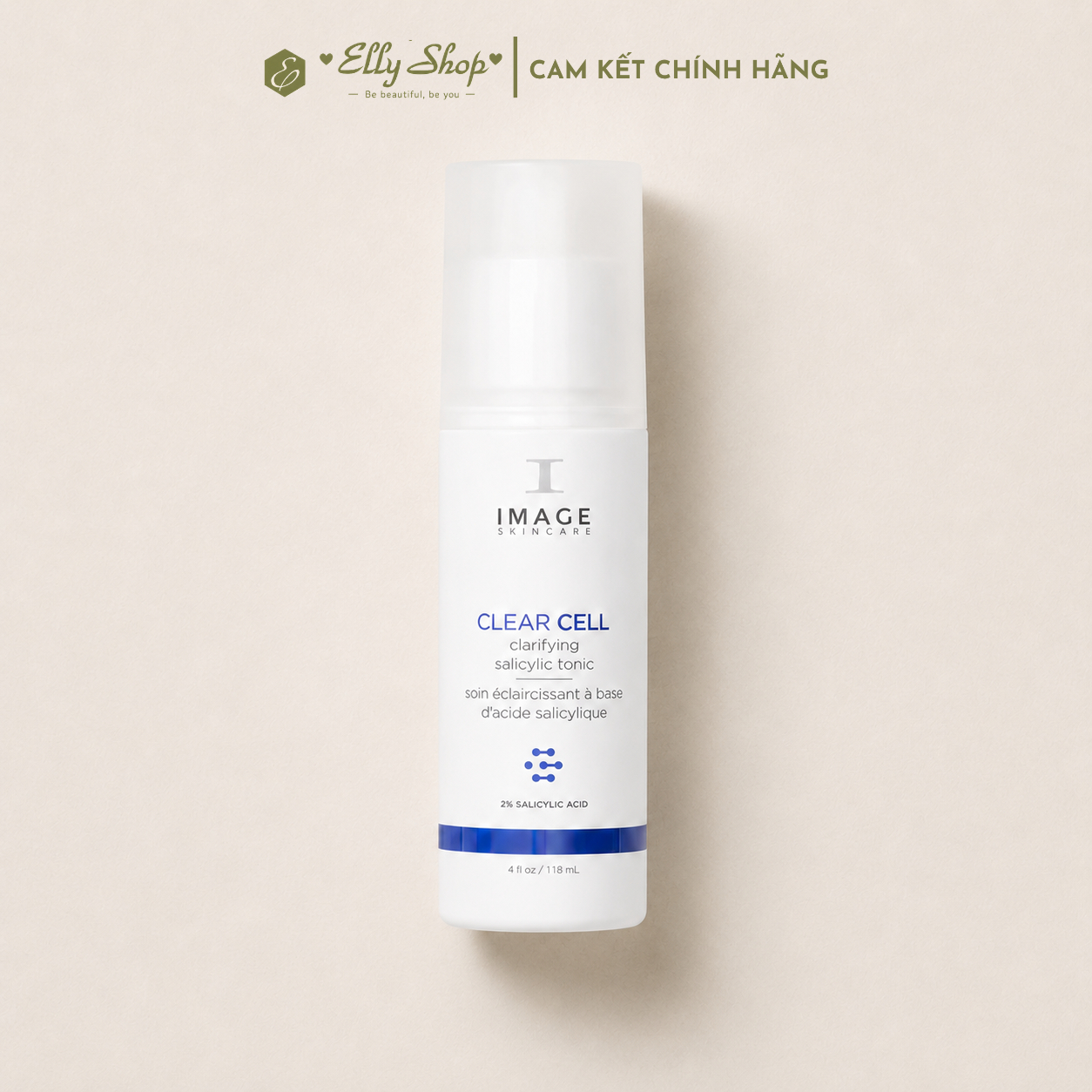 Dung dịch BHA 2% IMAGE Clear Cell Salicylic Clarifying Tonic 118ml