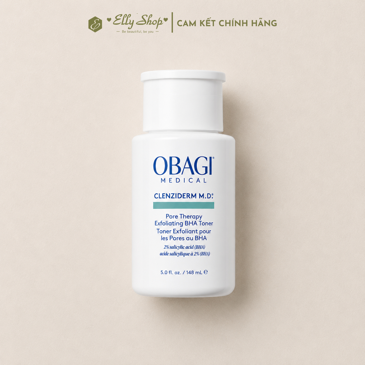 Dung dịch Obagi Clenziderm MD Pore Therapy BHA 2% - Tẩy Tế Bào Chết, Hỗ Trợ Giảm Mụn
