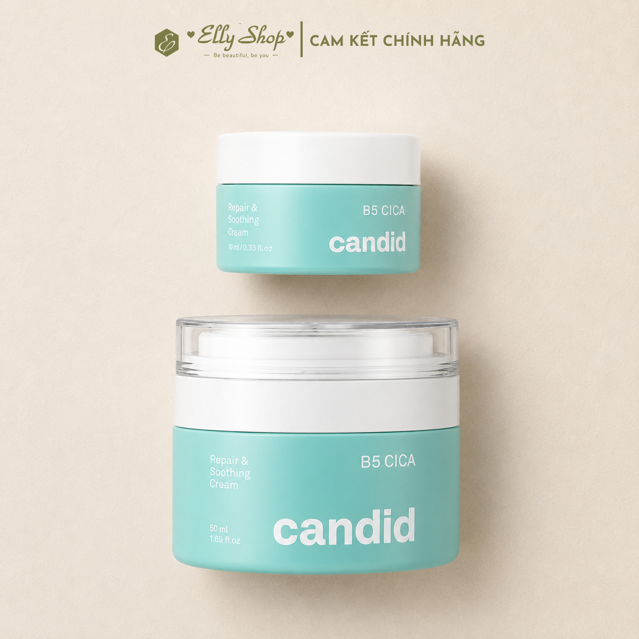 Kem Dưỡng Candid B5 Phục Hồi, Làm Dịu Da Cica Repair & Soothing Cream