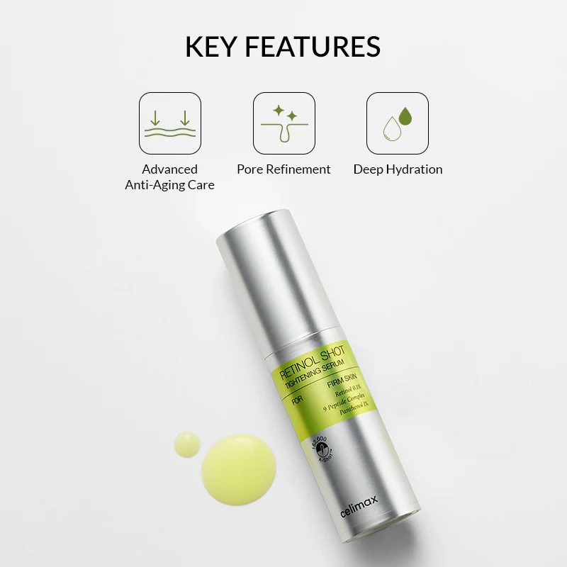 Serum Celimax Vita-A Retinol Shot 0.1% 30ml - Trẻ hóa, căng bóng da