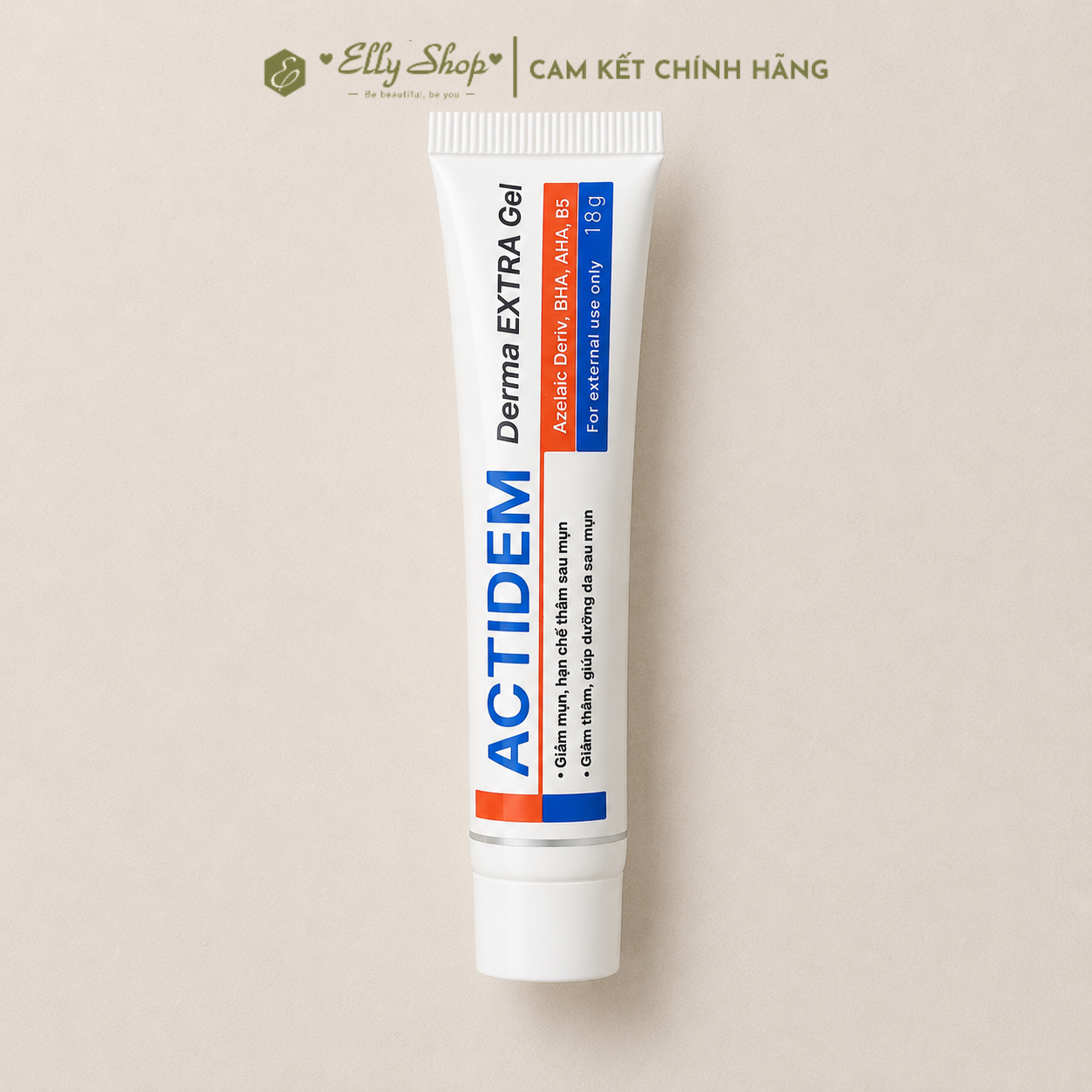 Gel Actidem Derma Extra Gel 18g - Giảm Mụn, Làm Mờ Thâm Đỏ & Thâm Đen