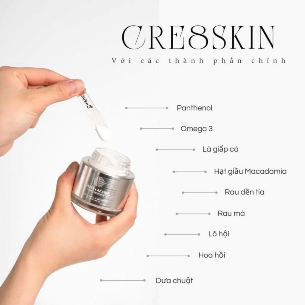 Kem Dưỡng Ngày Cre8skin Hwa Sa A Tone Up Cream 80g - Nâng Tone, Dưỡng Trắng