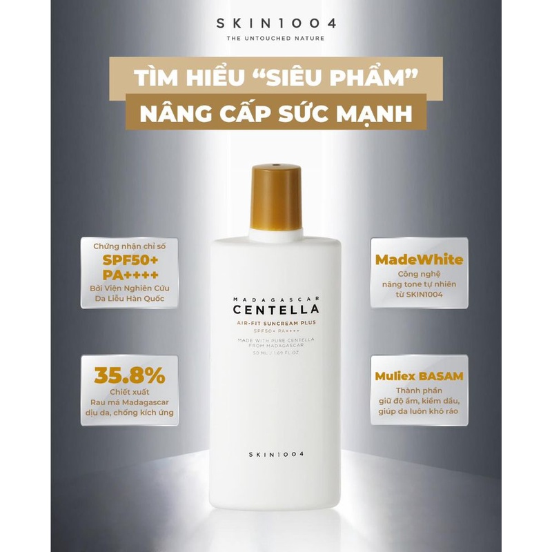 KCN SKIN1004 AIR-FIT SUNCREAM PLUS SPF50+/PA++++
