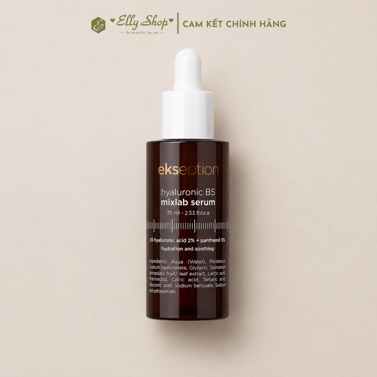 Tinh Chất Ekseption Hyaluronic B5 75ml -  Phục Hồi & Làm Dịu Da