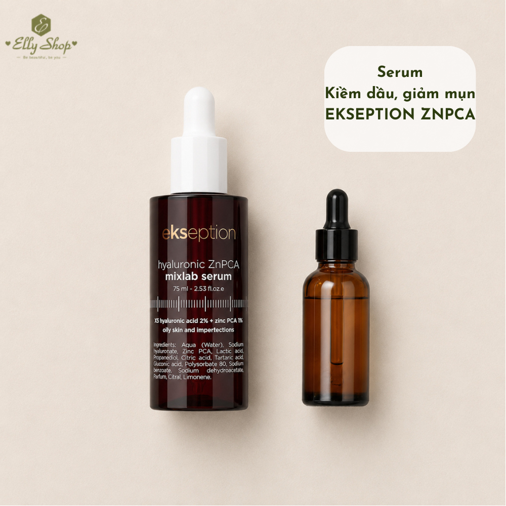 Tinh Chất Ekseption Hyaluronic Znpca Serum 75ml - Kiềm dầu, giảm mụn