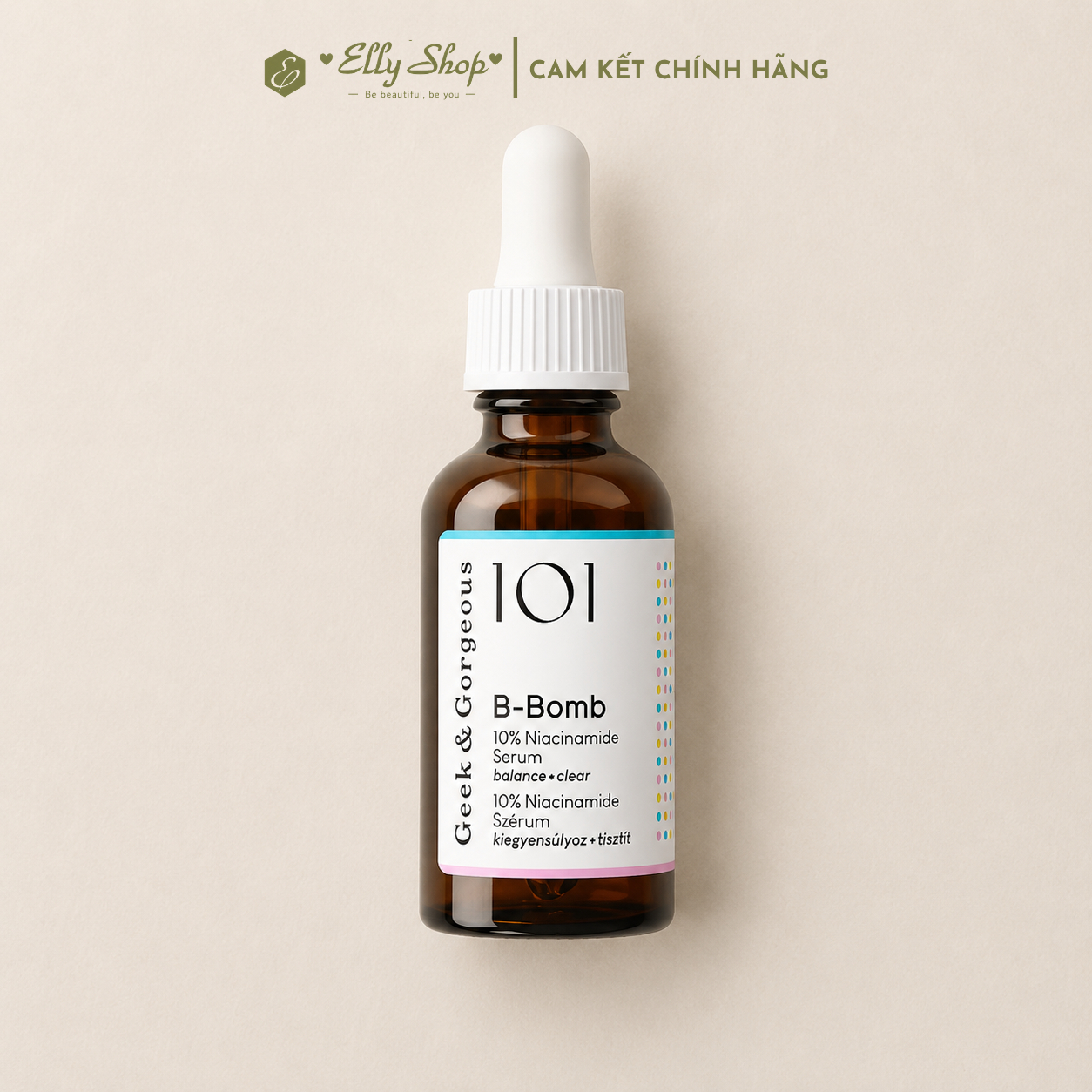 Tinh Chất Geek & Gorgeous B-Bomb 10% Niacinamide 30ml - Kiểm Soát Dầu