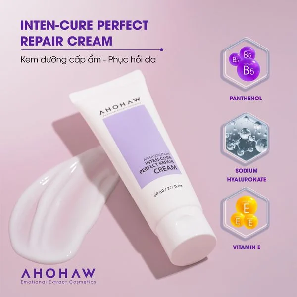 Kem Dưỡng Ahohwa Inter-Cure Perfect Repair Cream B5 12ml - Phục Hồi Da Chuyên Sâu