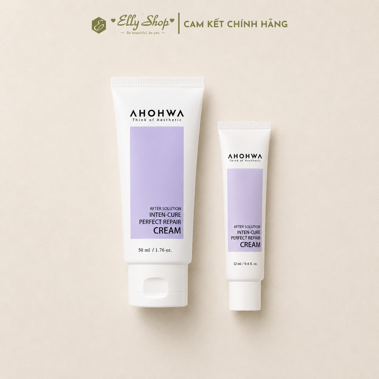 Kem Dưỡng Ahohwa Inter-Cure Perfect Repair Cream B5 12ml - Phục Hồi Da Chuyên Sâu