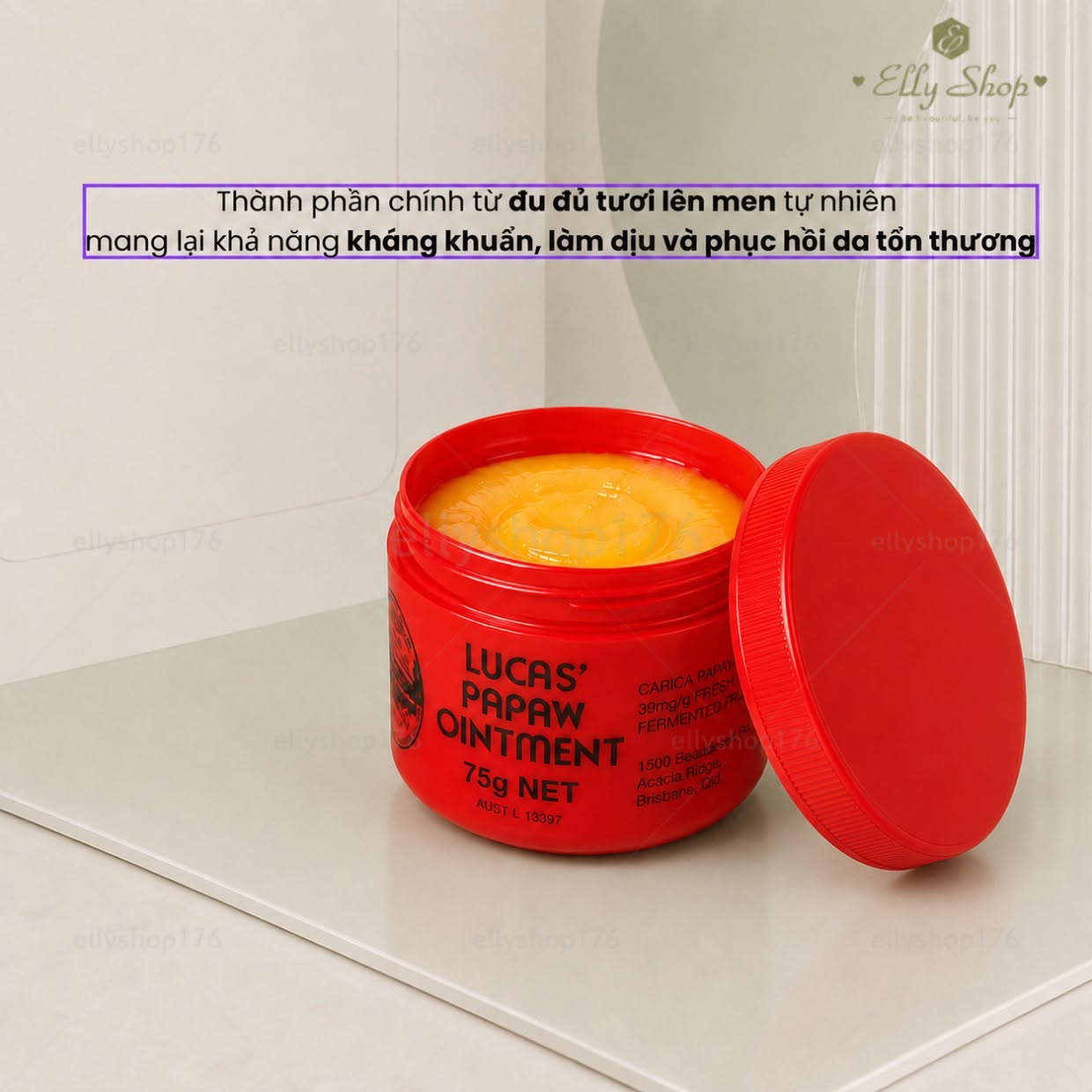 Kem Dưỡng Đa Năng Lucas Papaw Ointment – Chiết Xuất Đu Đủ Tự Nhiên