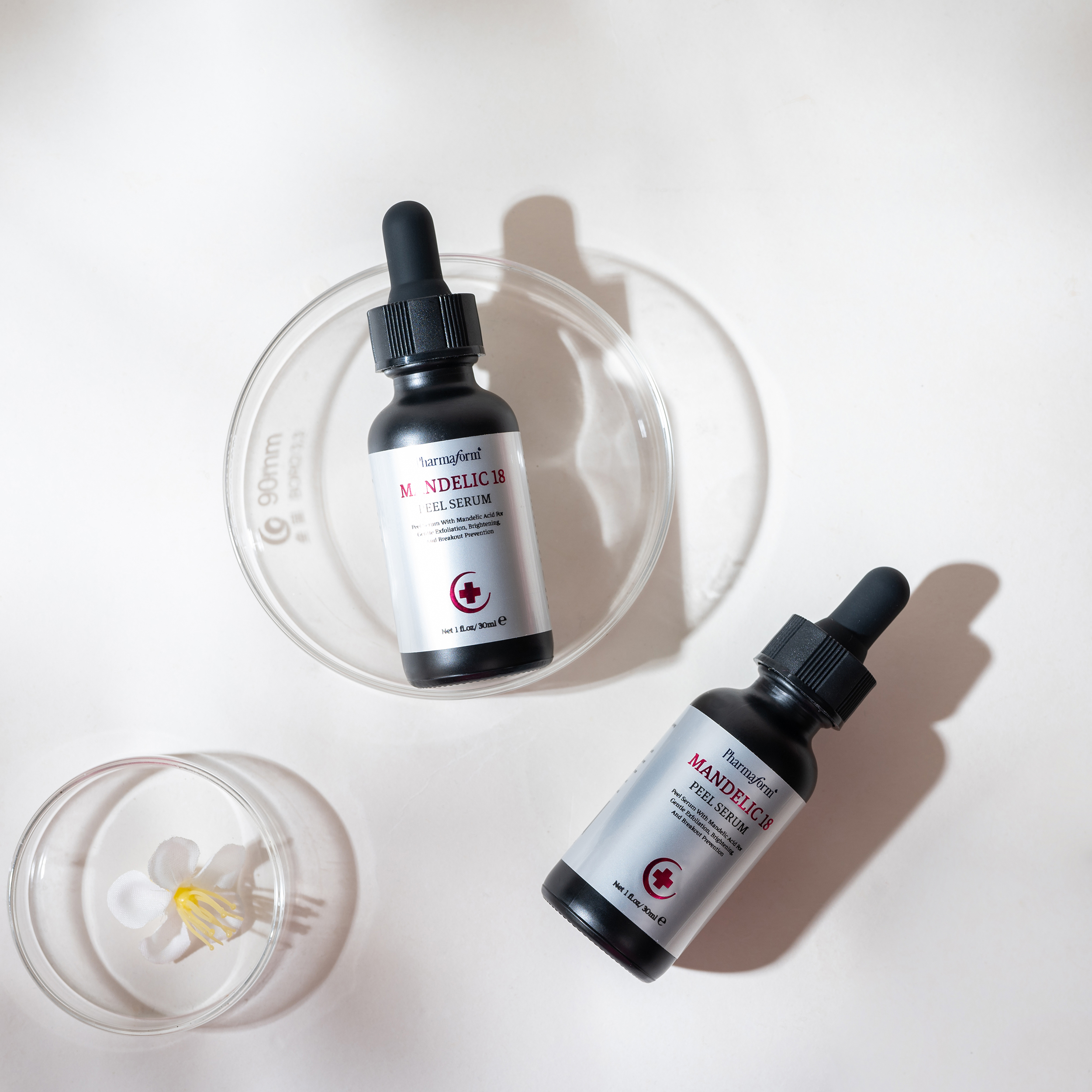 Tinh Chất Peel Pharmaform Mandelic 18 - Căng bóng, Mờ thâm 30ml