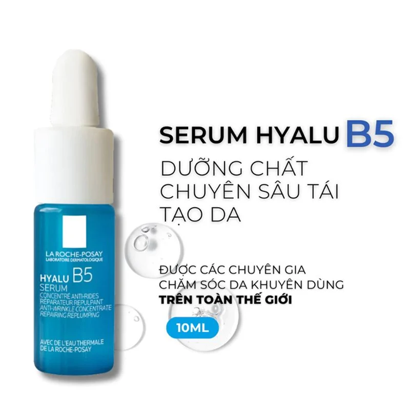 Tinh Chất La Roche-Posay Hyalu B5 Phục Hồi, Cấp Ẩm Chuyên Sâu Mini 10ml