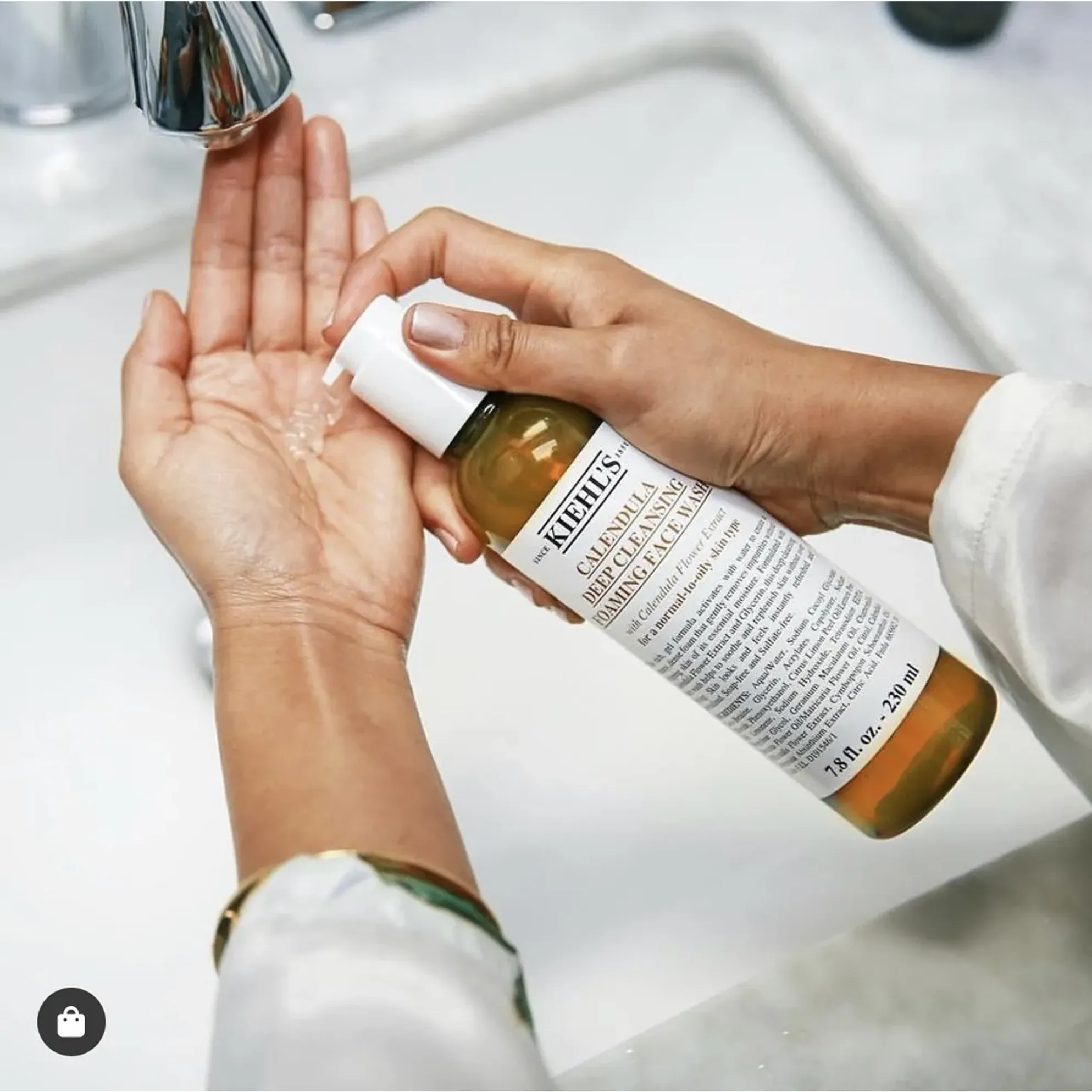 Sữa rửa mặt Kiehl's Calendula Deep Cleansing Foaming Face Wash 230ml