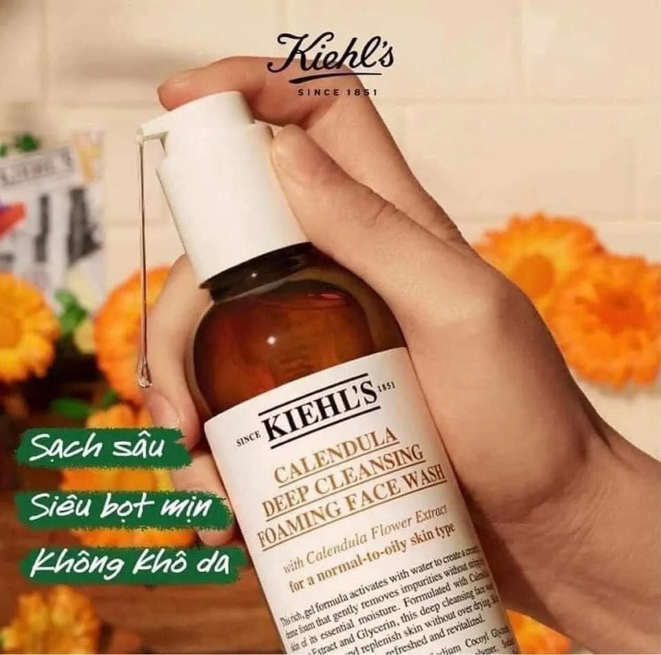 Sữa rửa mặt Kiehl's Calendula Deep Cleansing Foaming Face Wash 230ml