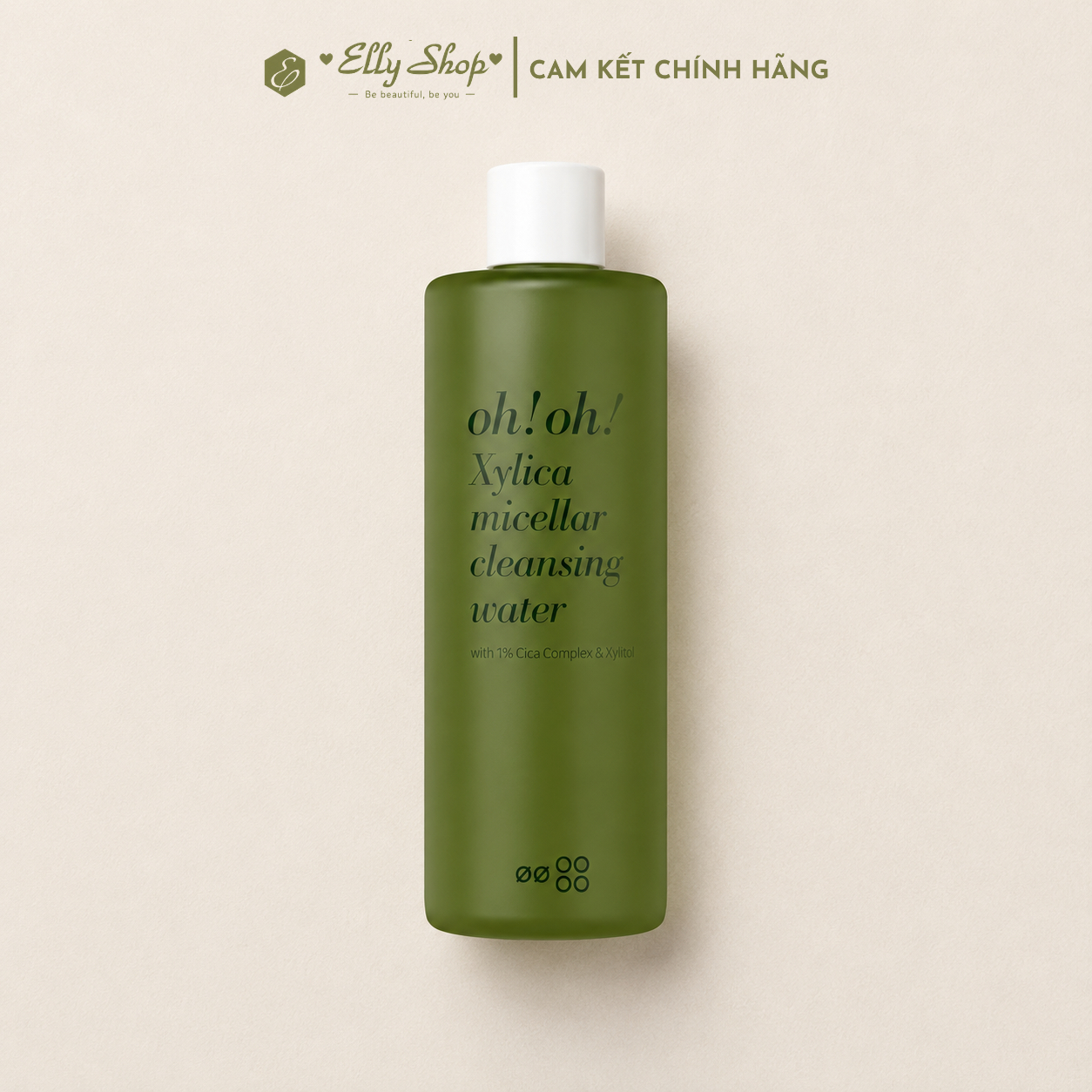 Nước tẩy trang oh! oh! Xylica Micellar sạch sâu, phục hồi da, không cồn 500ml