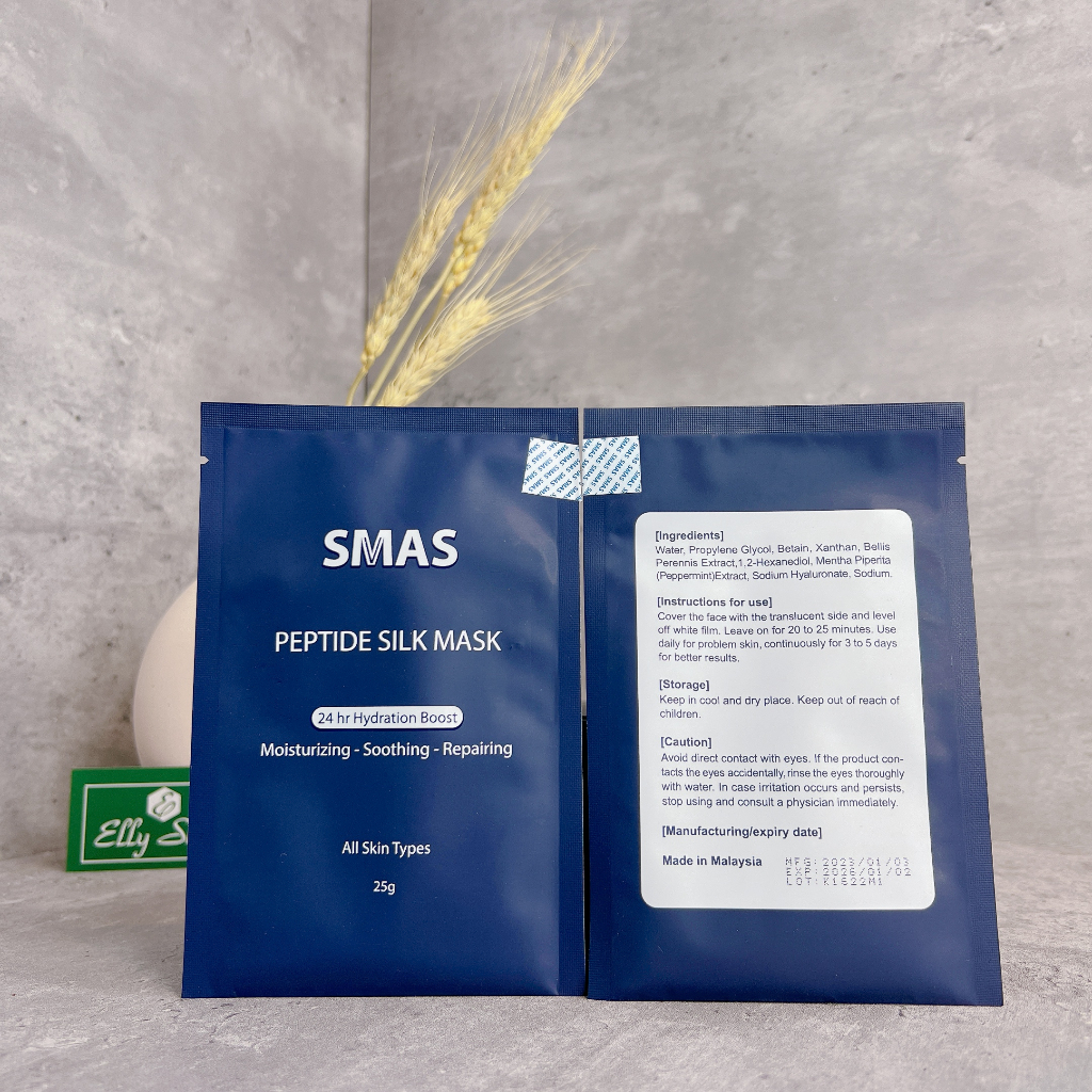 MẶT NẠ SMAS PEPTIDE SILK MASK 24HR HYDRATION BOOST