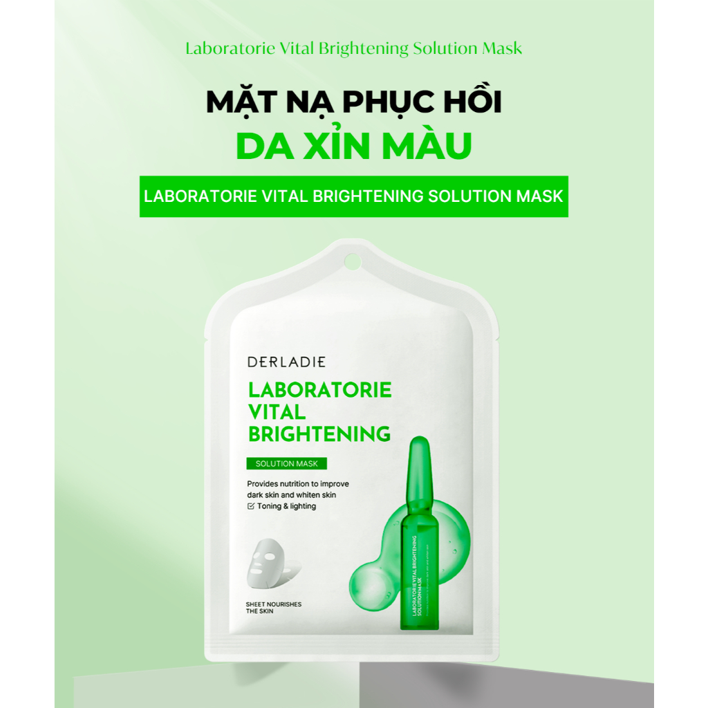 MẶT NẠ DERLADIE LABORATORIE SOLUTION MASK