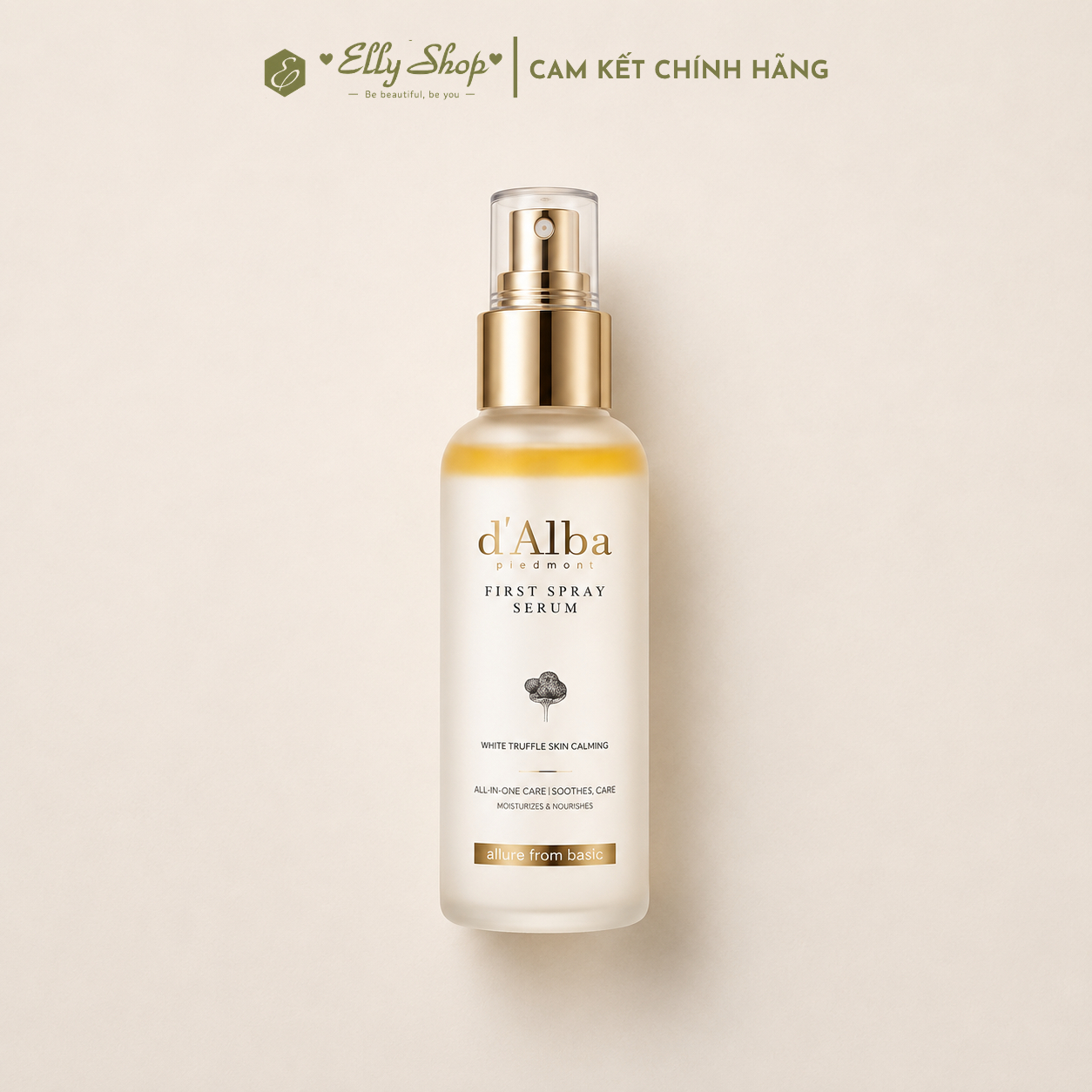 Xịt khoáng d'Alba First Spray Serum 100ml - Dưỡng căng bóng, cấp ẩm sâu