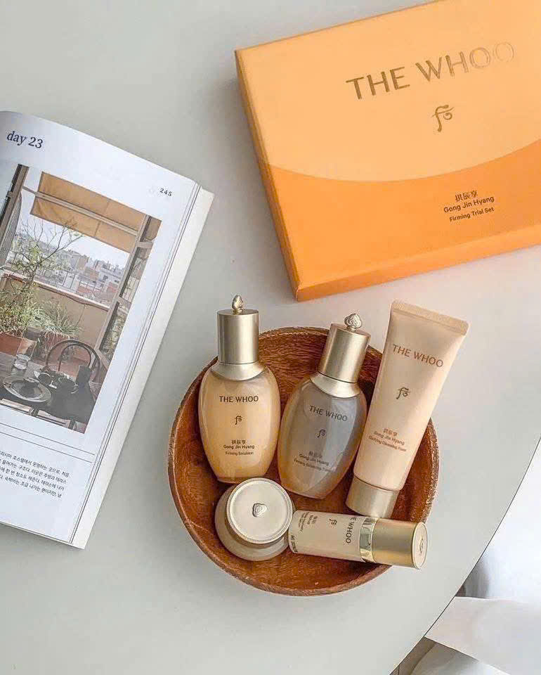 Set Dưỡng Da Chống Lão Hóa Đông Y The Whoo Gongjinhyang Firming Trial