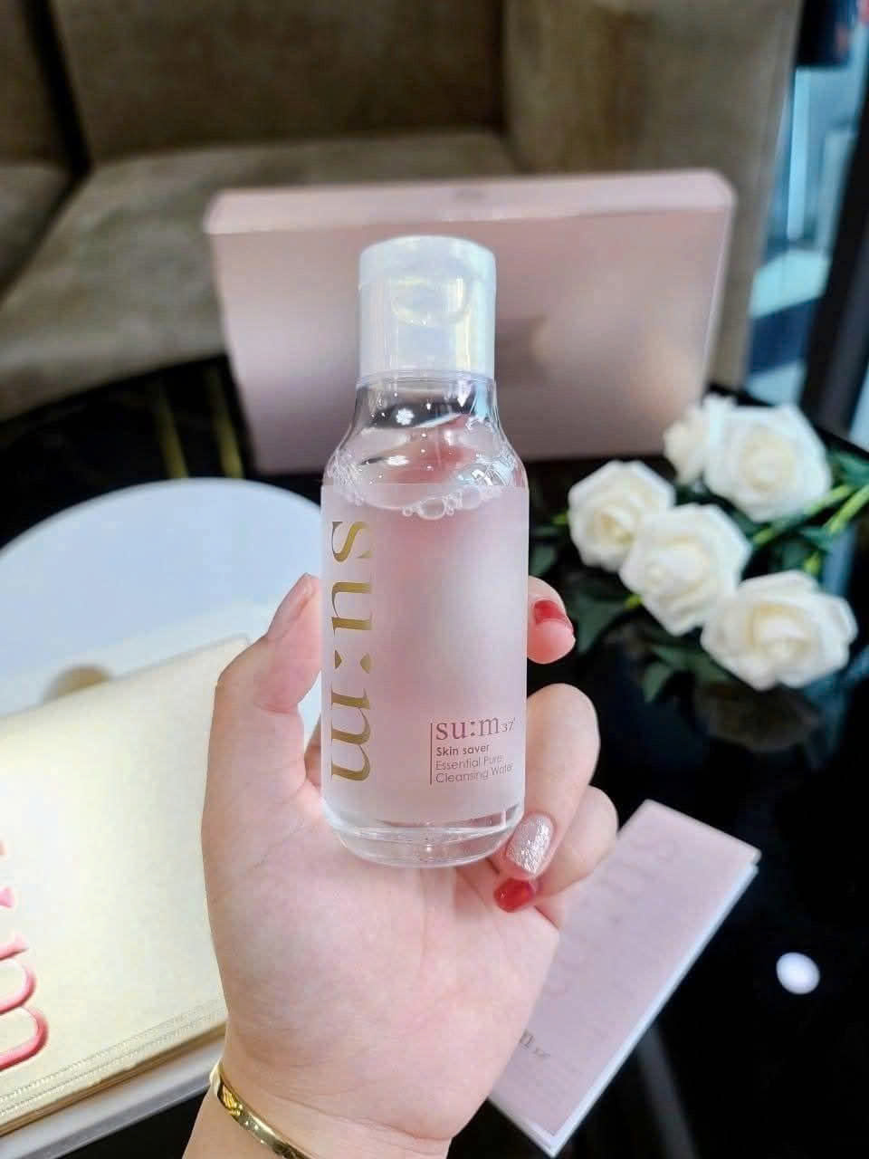 Set 3 Chai Nước Tẩy Trang Làm Sạch 3 trong 1 Su:m37 Skin Saver (Tổng 600ml)