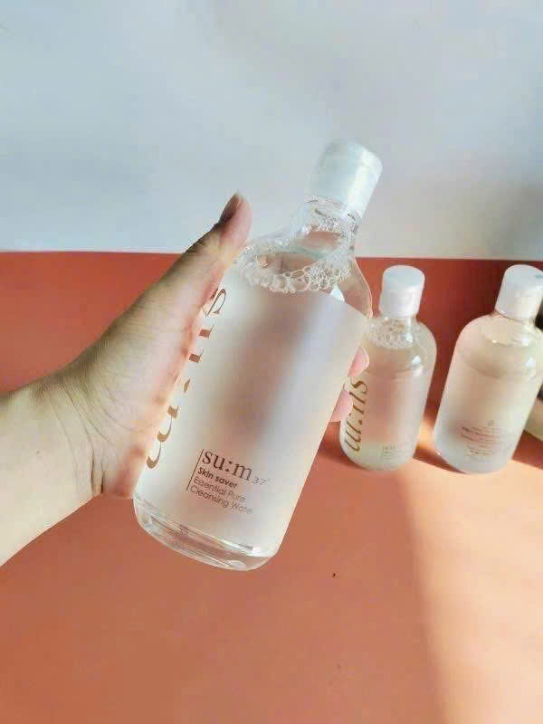 Set 3 Chai Nước Tẩy Trang Làm Sạch 3 trong 1 Su:m37 Skin Saver (Tổng 600ml)