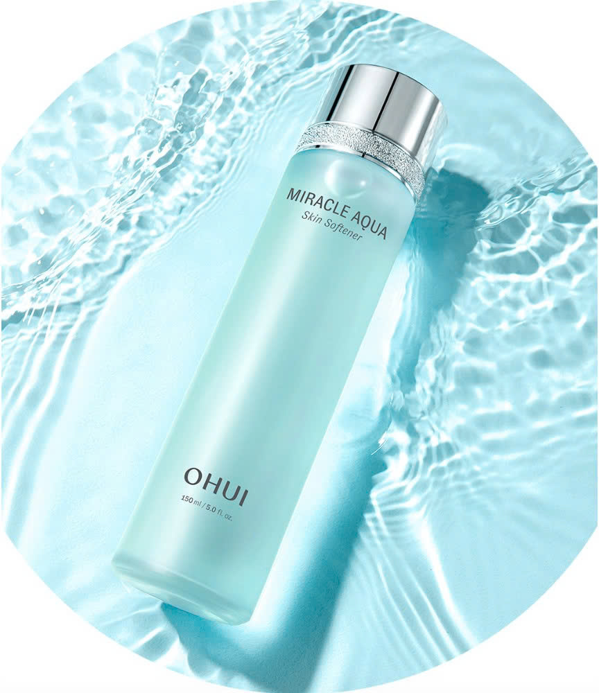 💦💦💦𝐒𝐞𝐭 𝐎𝐡𝐮𝐢 𝐀𝐪𝐮𝐚 - Nước hoa hồng và sữa dưỡng Ohui xanh cấp nước - kiểm soát bã nhờn - giảm mụn - dưỡng ẩm chống lão hoá nước 💦 💦💦