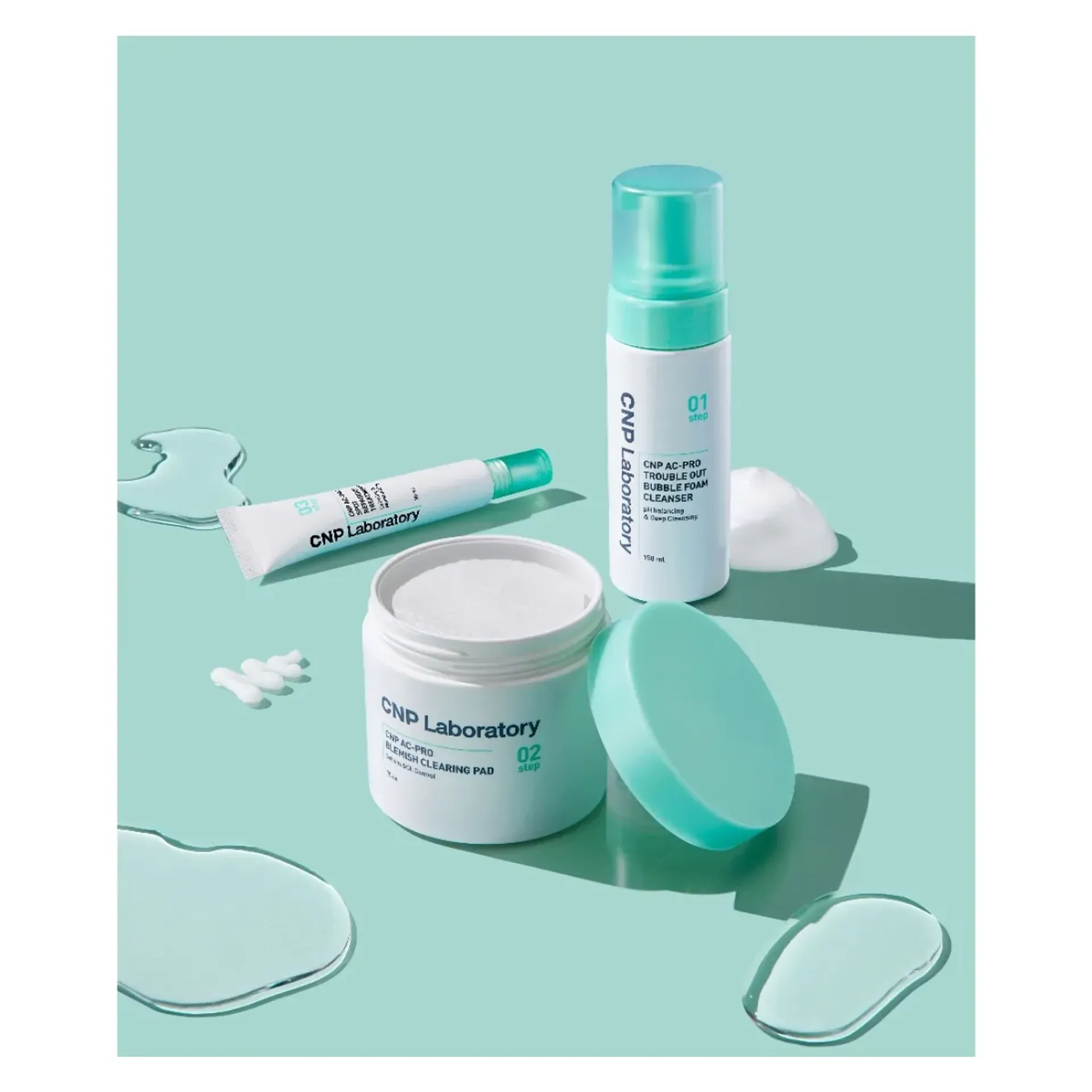 Sữa Rửa Mặt CNP Làm Sạch Sâu Cho Da Mụn Ac-Pro Bubble Foam Cleanser 150ml
