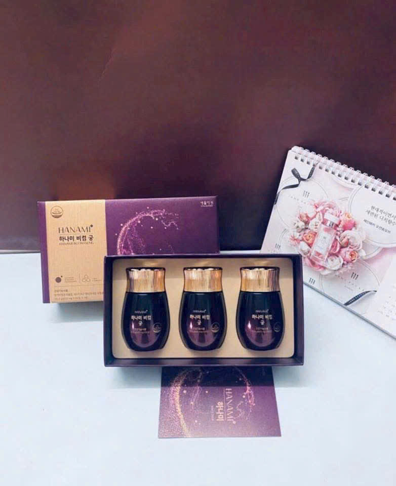 Viên Uống Chăm Sóc Sức Khỏe SHJW Hanami Bcom Gung 84 viên x 3 lọ - Bổ sung năng lượng – Giảm mệt mỏi – Dưỡng da, đẹp tóc, tăng đề kháng