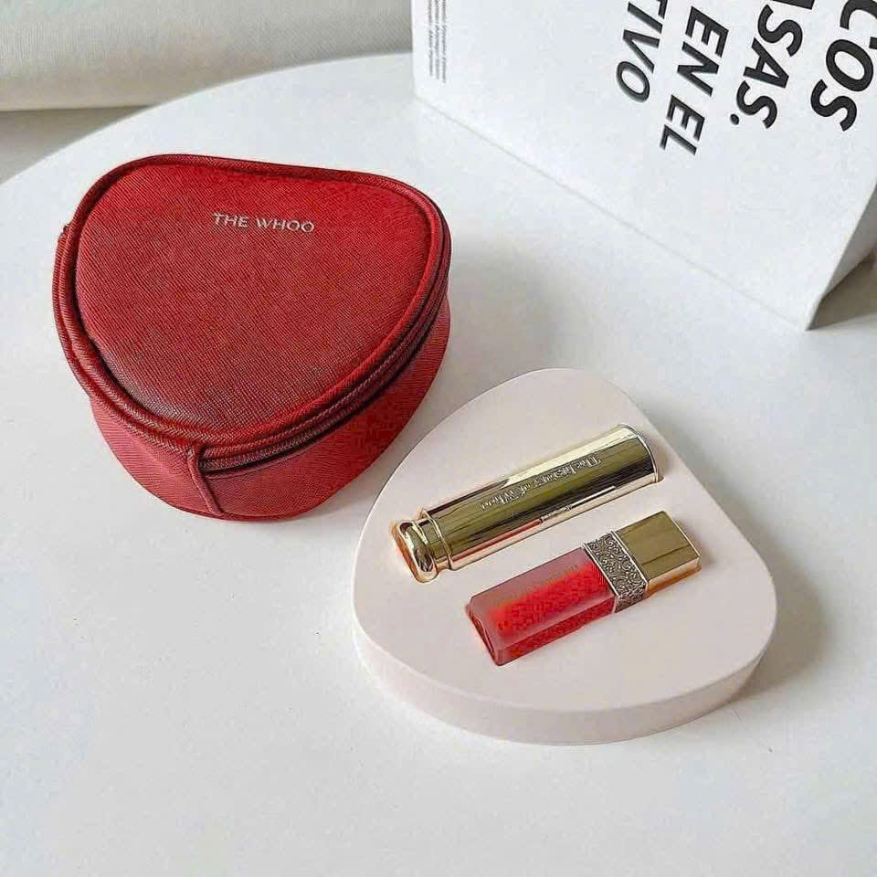 Bộ Son Dưỡng Môi Đông Y Whoo Mi Glow Lip Balm Set - Sắc môi căng mọng, tươi hồng tự nhiên