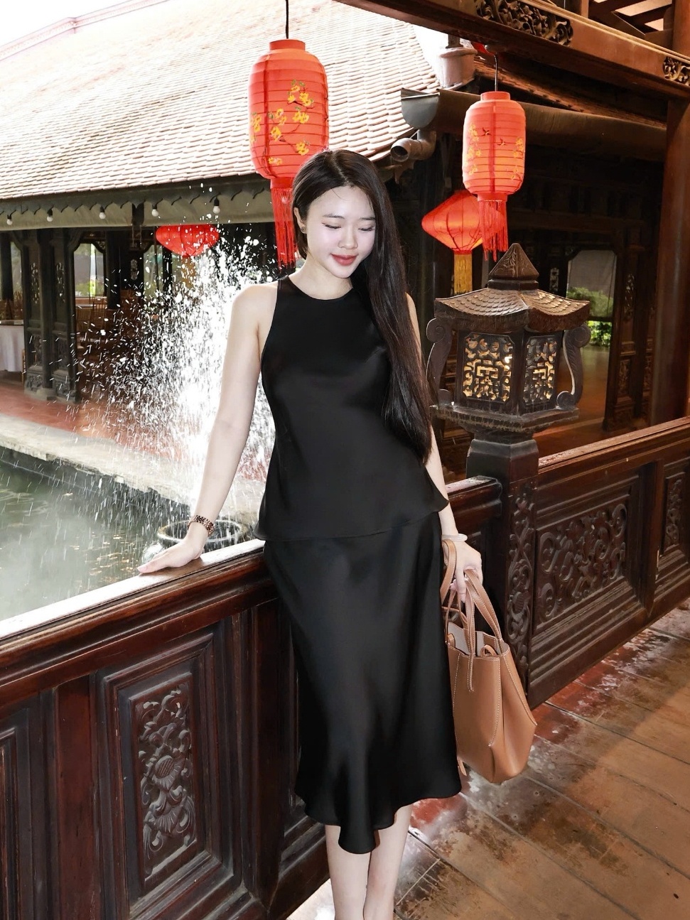 |CVN-003| Chân Váy Lửng Lụa Hàn Châu
