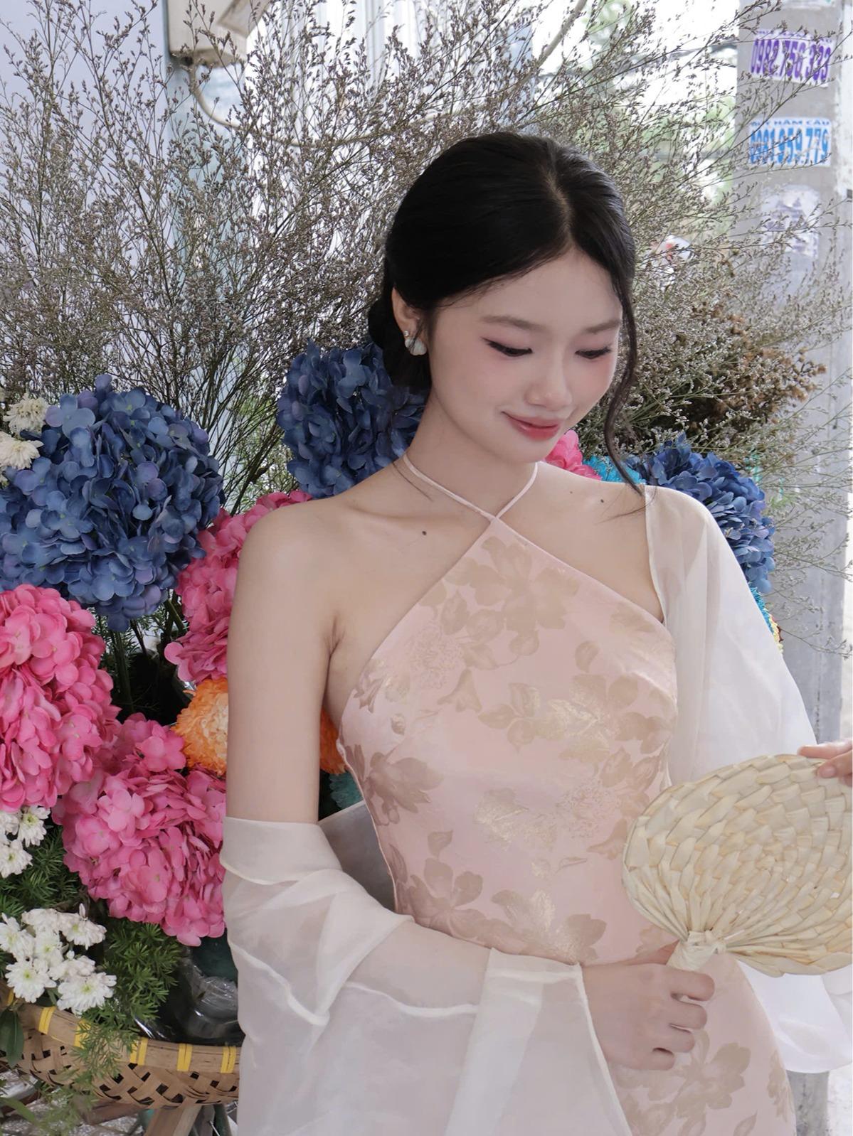 |DLD-030| THANH NHÃ Đầm Yếm Cột Dây