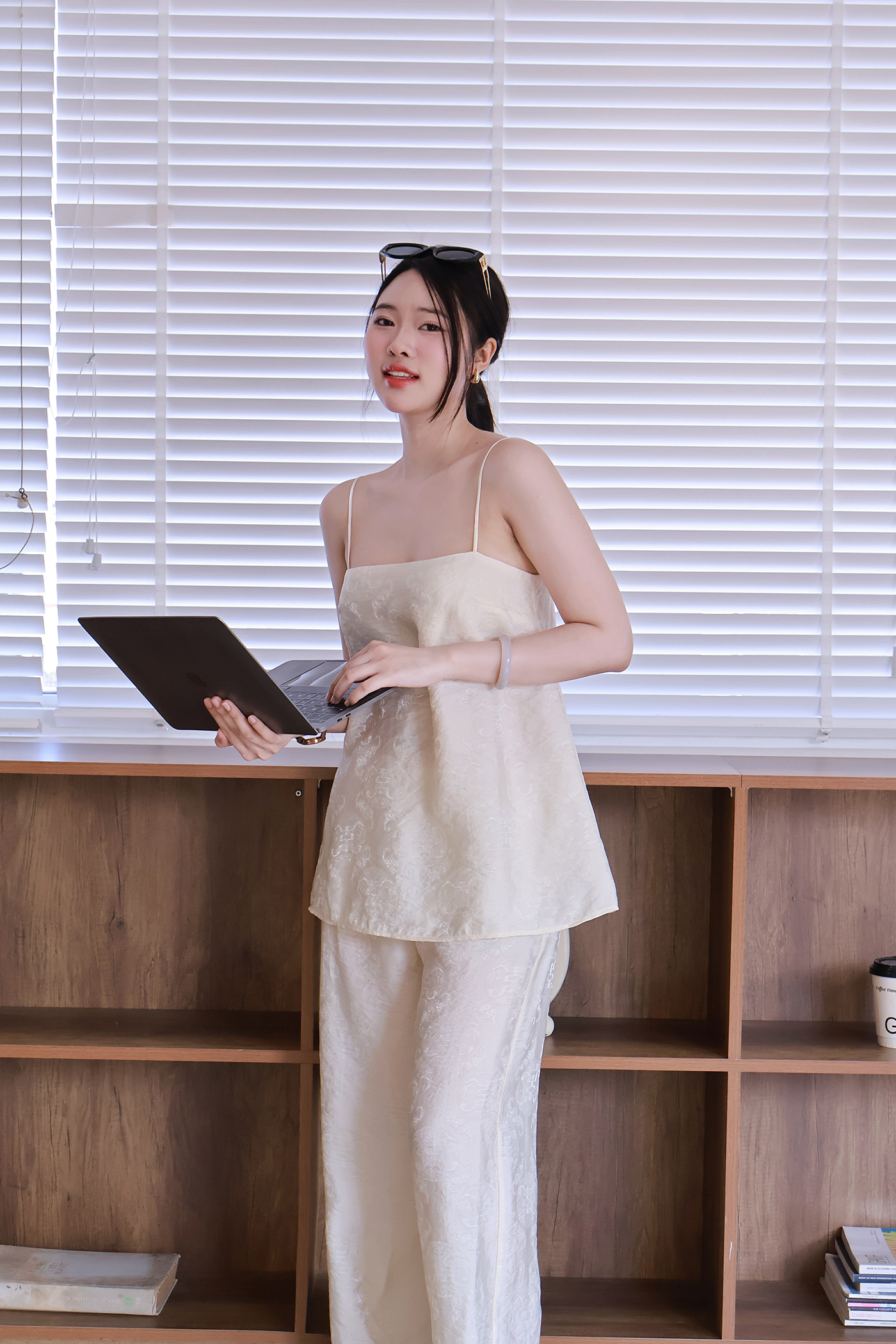 |SET-001| Thanh Hạ Set 2 Dây Mảnh Kèm Quần Ống Rộng