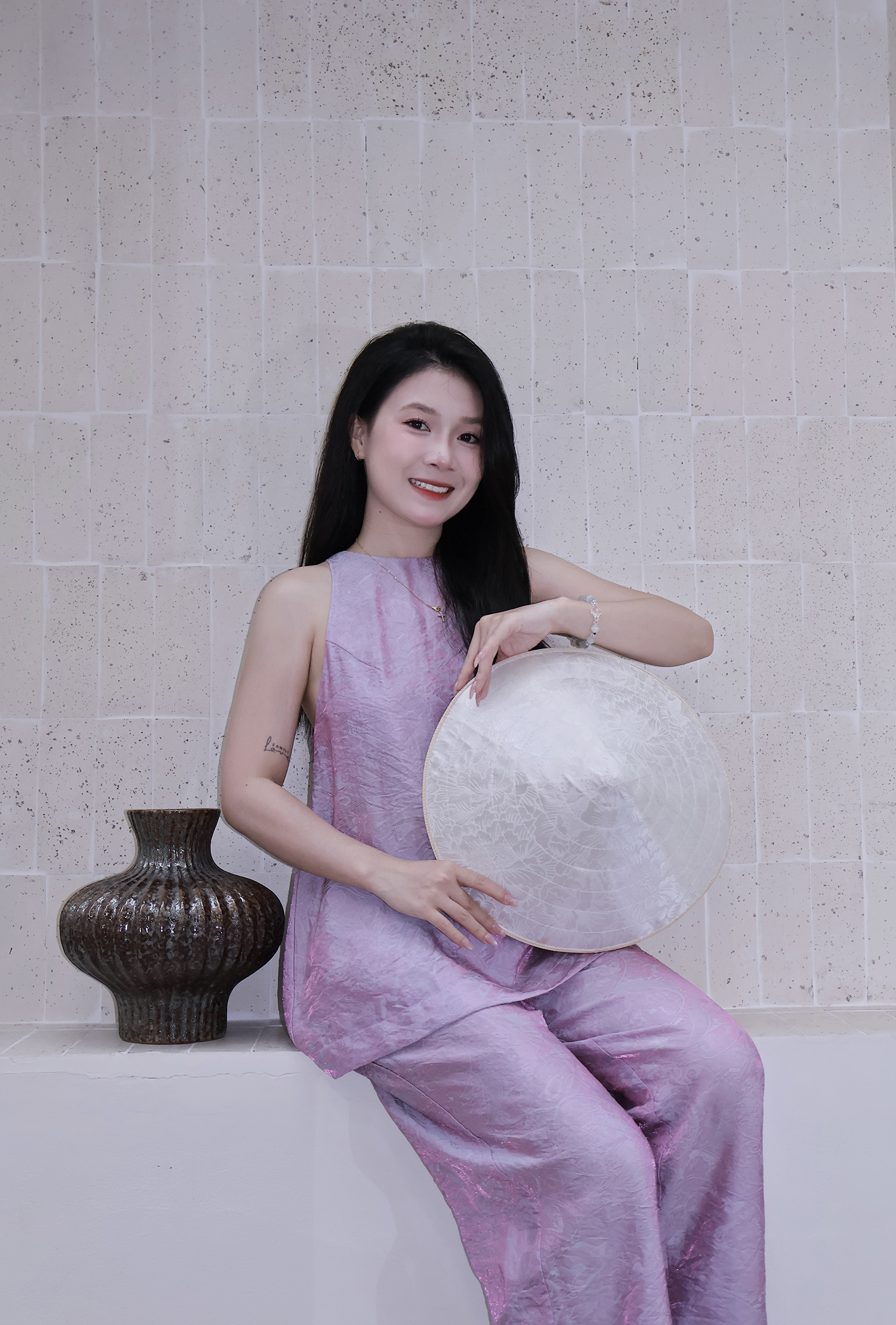 |SET-002| Thanh Chi Set Yếm Kèm Quần Ống Rộng