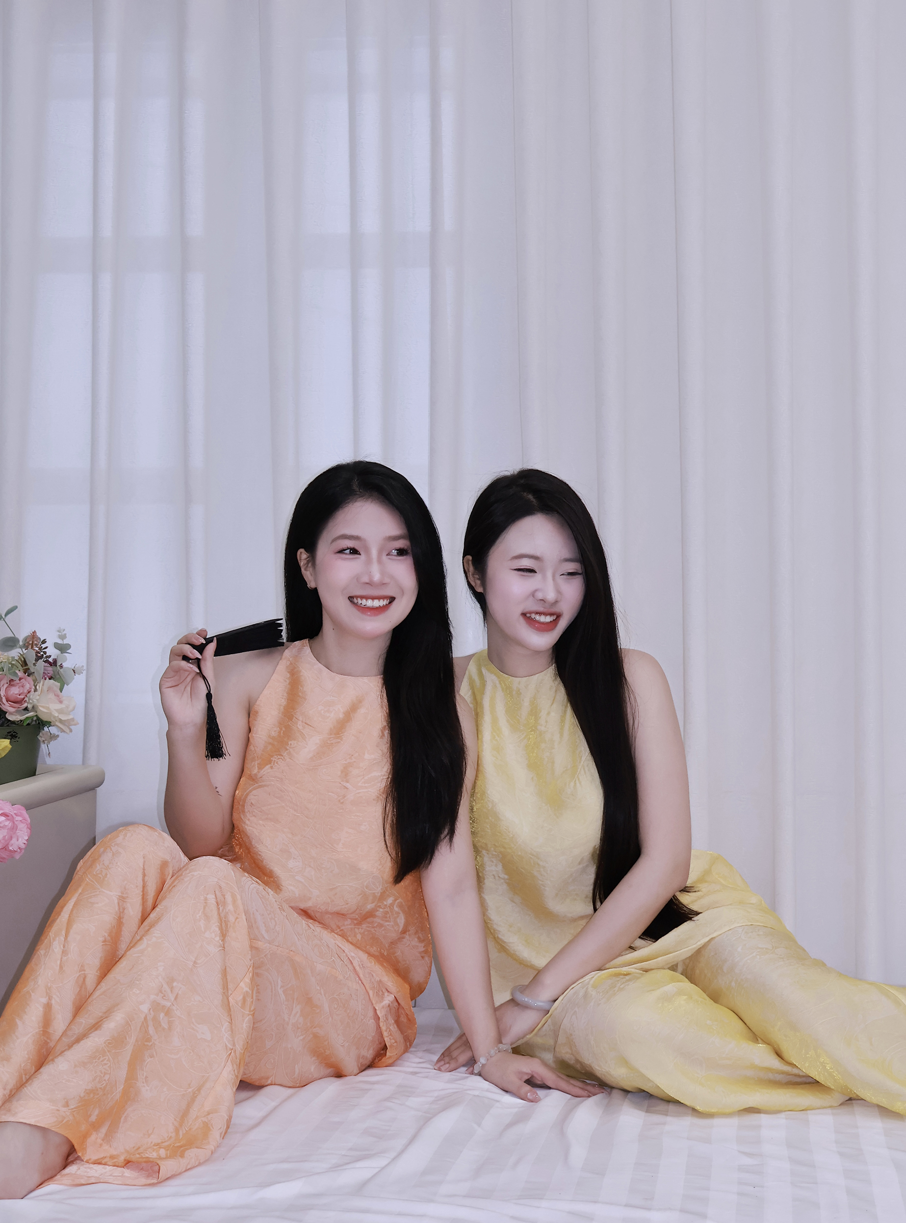 |SET-002| Thanh Chi Set Yếm Kèm Quần Ống Rộng
