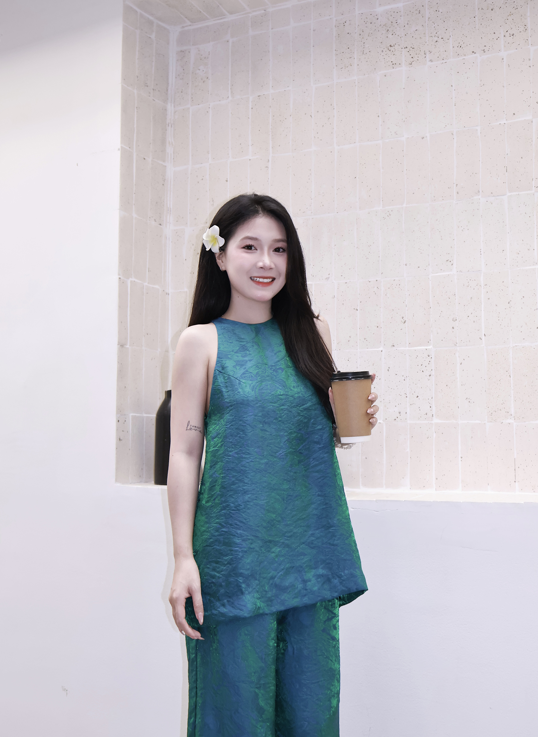 |SET-002| Thanh Chi Set Yếm Kèm Quần Ống Rộng