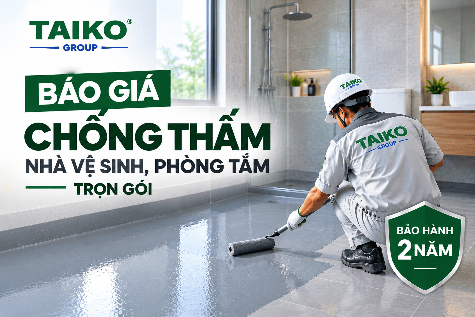 Báo Giá Chống Thấm Nhà Vệ Sinh Trọn Gói 2026