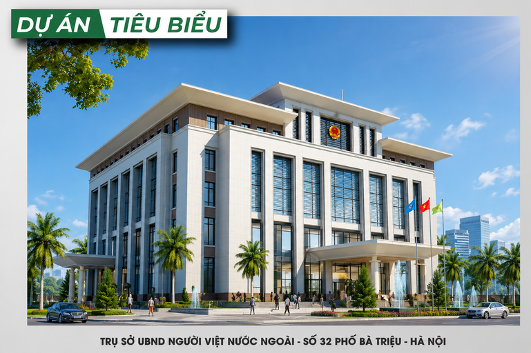 Trụ Sở UBND Người Việt Nước Ngoài – Dự Án Tiêu Biểu Của TAIKO GROUP