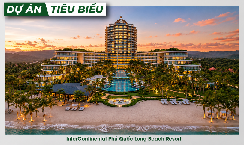 Dự án thi công sơn chống thấm tại Resort 5 sao Phú Quốc