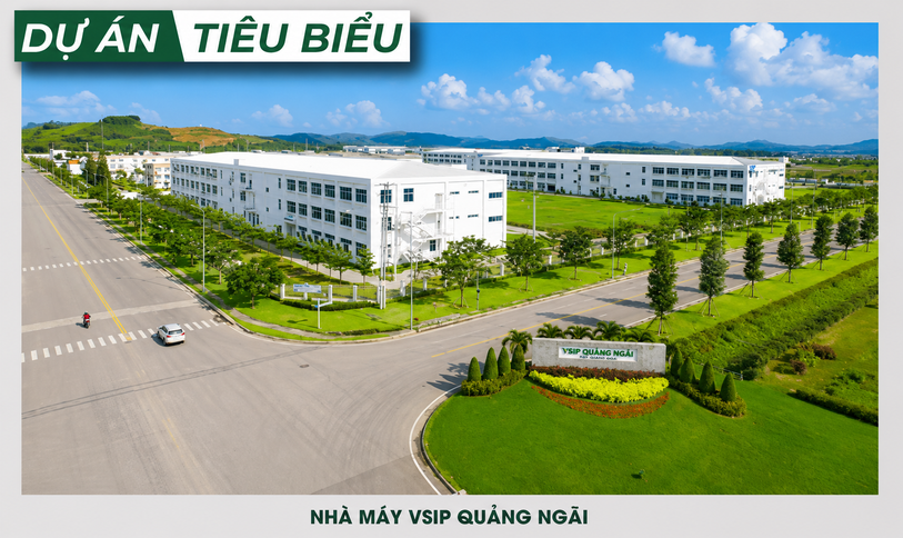Nhà Máy VSIP Quảng Ngãi – Dự Án Chống Thấm Tiêu Biểu Của TAIKO GROUP