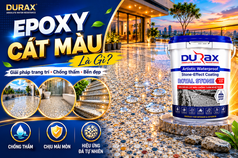 Epoxy Cát Màu Là Gì? Ưu Điểm, Ứng Dụng Và Báo Giá Mới Nhất 2026