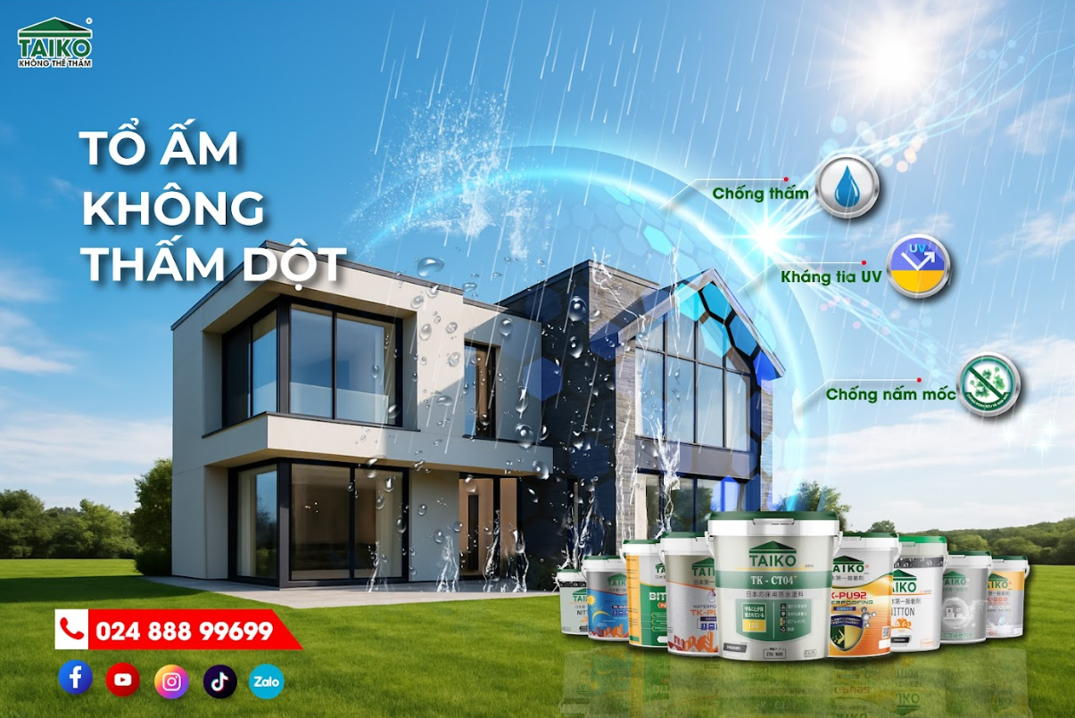 Top 5 Loại Sơn Chống Thấm Bền Nhất Hiện Nay – Giải Pháp Hoàn Hảo Cho Mọi Công Trình
