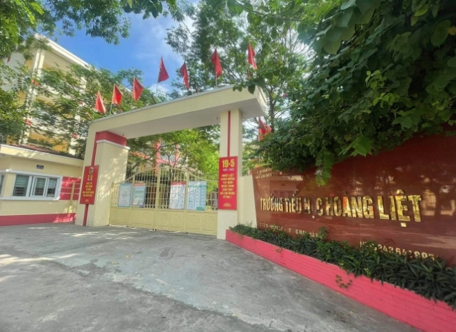 Trường Tiểu học Hoàng Liệt – Mái trường khô ráo quanh năm nhờ lớp chống thấm TAIKO KB3; Băng keo TAIKO