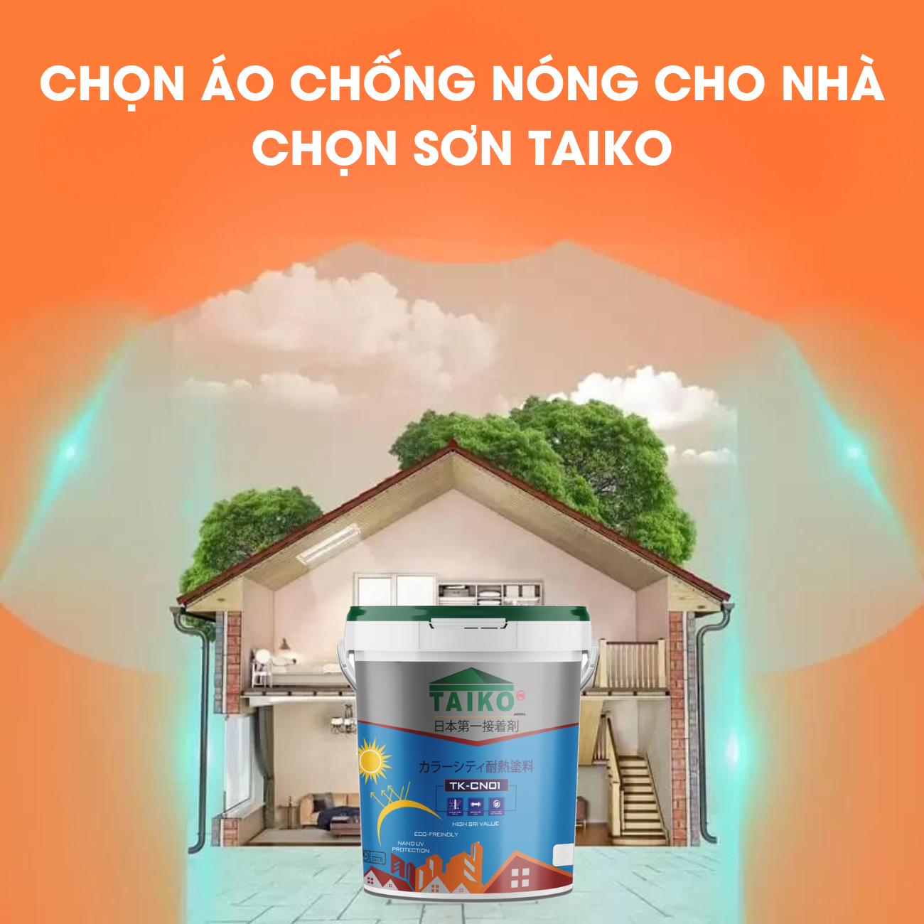 Lợi Ích Của Sơn Chống Nóng TAIKO CN01 Trong Việc Tiết Kiệm Năng Lượng